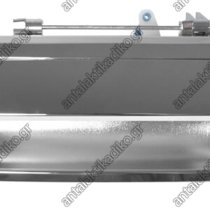ΧΟΥΦΤΑ ΚΑΡΟΤΣΑΣ TOYOTA HILUX REVO '15- ΧΡΩΜΙΟ ΜΕ ΤΡΥΠΑ ΓΙΑ ΚΑΜΕΡΑ