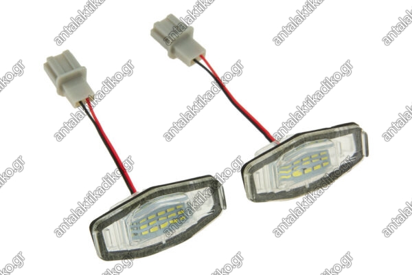 ΦΑΝΟΣ ΑΡΙΘΜΟΥ HONDA ACCORD SEDAN '02-/CIVIC SEDAN/HB '00-/CIVIC SENDAN/HB '06- CAN/BUS LED (2TEM)