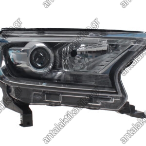 ΦΑΝΟΣ ΕΜΠΡΟΣΘΙΟΣ FORD RANGER '15-'19 (H11/HB3) E4 ΜΑΥΡΟ ΗΛΕΚΤΡΙΚΟΣ ΔΕΞΙΑ