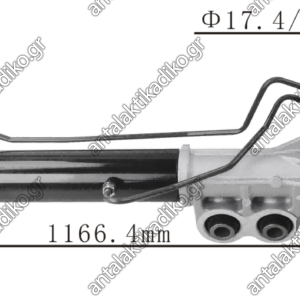 ΚΡΕΜΑΡΓΙΕΡΑ NISSAN D40 '05-'11 (EUROPE) 16MM ΔΙΑΜΕΤΡΟΣ ΗΜΙΜΠΑΡΟΥ
