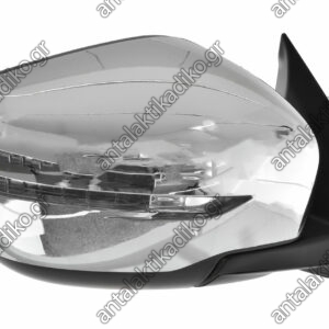 ΚΑΘΡΕΠΤΗΣ NISSAN NAVARA NP300 '15-'20 ΗΛΕΚΤΡΙΚΟΣ ΜΕ LED ΦΛΑΣ - 7 ΚΑΛΩΔΙΑ ΧΡΩΜΙΟ ΑΡΙΣΤΕΡΑ