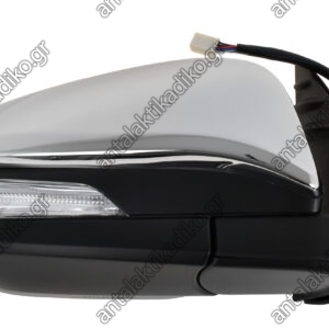 ΚΑΘΡΕΠΤΗΣ TOYOTA HILUX REVO '15-'20 ΗΛΕΚΤΡΙΚΟΣ ΜΕ LED ΦΛΑΣ ΑΝΑΚΛΙΣΗ ΧΡΩΜΙΟ ΔΕΞΙΑ