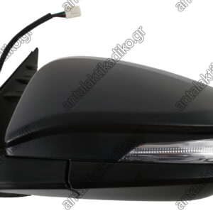ΚΑΘΡΕΠΤΗΣ TOYOTA HILUX REVO '15-'20 ΗΛΕΚΤΡΙΚΟΣ ΜΕ LED ΦΛΑΣ ΑΝΑΚΛΙΣΗ ΜΑΥΡΟΣ ΑΡΙΣΤΕΡΑ