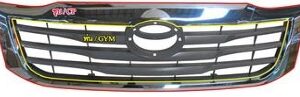 ΜΑΣΚΑ TOYOTA HILUX VIGO '12-'15 2WD/4WD ΧΡΩΜΙΟ/ΓΚΡΙ